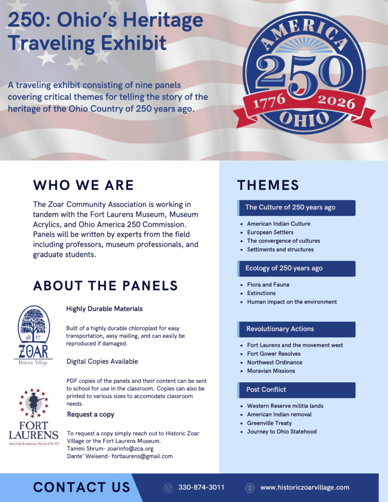 America 250 Traveling Exhibit Flyer